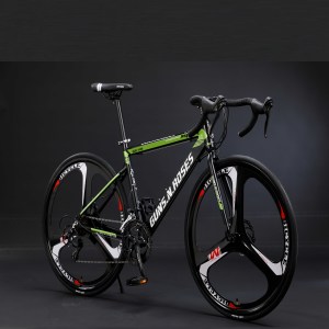 OEM Factory 700c Bicicleta de carretera Bicicleta Hombres Sistema de frenos de disco Pedal ordinario 27 velocidades Ruedas de aleación de magnesio Aleación de aluminio - Product Image 2