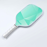 Raquette de pickleball Anyball en fibre de verre, motif cristal vert, violet, bleu, rose, 14 mm, pressée à froid, durable, légère, pour l'entraînement