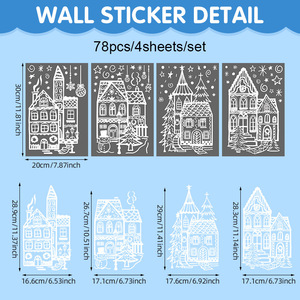 <span class=keywords><strong>Adesivi</strong></span> Statici <span class=keywords><strong>Natalizi</strong></span> <span class=keywords><strong>per</strong></span> Finestre, Fiocchi di Neve Bianchi, Decalcomanie Silhouette Natalizie Senza Colla, <span class=keywords><strong>Adesivi</strong></span> <span class=keywords><strong>per</strong></span> Vetri e <span class=keywords><strong>Porte</strong></span> <span class=keywords><strong>per</strong></span> Decorazioni Natalizie - Product Image 6
