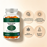Gummies de carotène bêta OEM pour le bronzage – Produits de beauté certifiés HACCP favorisant l'éclat de la peau et la production naturelle de mélanine