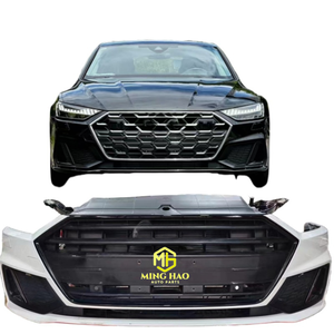 Parachoques para coche - Parachoques delanteros y traseros para Audi <span class=keywords><strong>A7</strong></span>, parachoques completos con faros, guardabarros y cubiertas de motor - Product Image 2