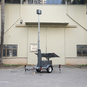เสาสัญญาณโซลาร์เซลล์เคลื่อนที่ 4G/5G ประสิทธิภาพสูง พร้อมกล้อง AI PTZ สำหรับระบบรักษาความปลอดภัยไซต์ก่อสร้าง - Product Image 3