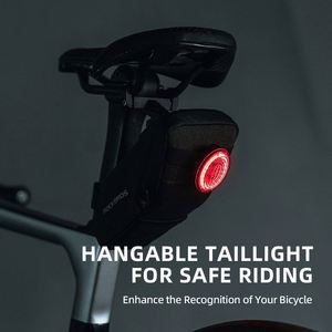 Sacoche de selle arrière pour vélo VTT, petit sacoche de selle, sacoche de queue de vélo, pour cyclisme en extérieur et voyage, certifiée BSCI - Product Image 6