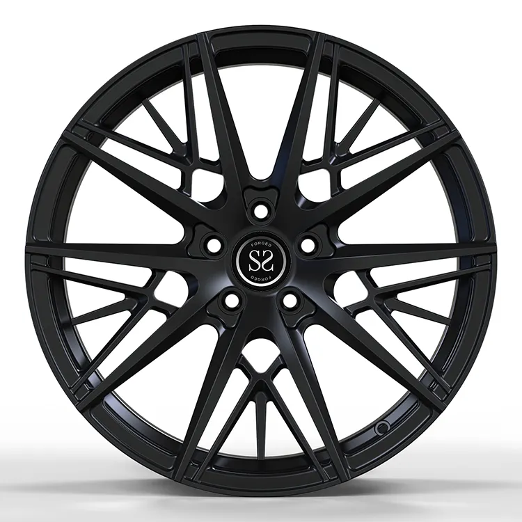 10Jx22 ET56 y 11.5Jx22 ET56 Ruedas monobloque forjadas personalizadas Negro satinado Para ASTON MARTIN DBX AM8