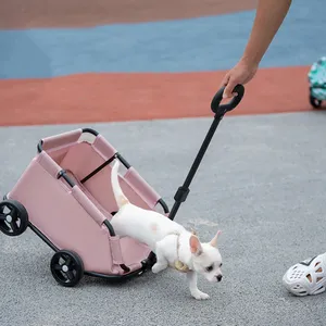 Poussette pliante pour <span class=keywords><strong>chien</strong></span>, chariot de voyage pour bébé <span class=keywords><strong>chien</strong></span>, chariot pour chat, chariot pour animaux de compagnie, 20Kg - Product Image 5