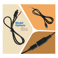 Micro-USB-Stecker Daten- und Ladekabel, 4-adrig, 24AWG, 2m für CCTV-Testmonitor, Fernverbindung, Servicekabel