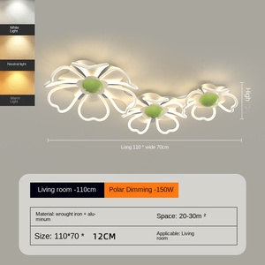 Modern Design <b>Glass</b> <b>Ceiling</b> Fan Chandelier AC Motor for Restaurant Bedroom LED Light Remote Control Creative New - Product Image 3