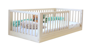 Lm trẻ em trẻ em bằng gỗ đơn Toddler montessorri giường em bé với ngăn kéo trẻ em 2 tầng sofa giường khung Twin cho cô gái với lưu trữ - Product Image 5