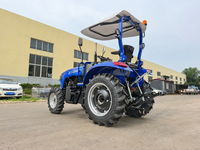 40PS 50PS 70PS 4WD Schmaler Obstgarten-Traktor für Weinberg und Gewächshaus, Niedrigprofil-Landwirtschaftstraktor mit Zapfwelle