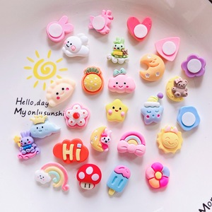 Autocollants de dessin animé 3D résine mignon bricolage décor autocollants décoration auto-adhésif Kawaii autocollants pour accessoires de <span class=keywords><strong>coque</strong></span> de téléphone - Product Image 3