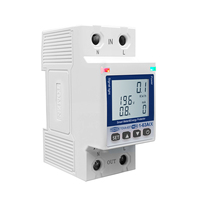 Disjoncteur intelligent TOMZN WIFI 110V 220V 63A Smartlife TUYA avec compteur d'énergie, minuterie, mesure de tension, courant et protection contre les fuites