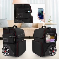 Valise de maquillage professionnelle personnalisée, grande, à compartiments multiples, imperméable, durable, avec poignée souple, pour salon de beauté, sacs à cosmétiques