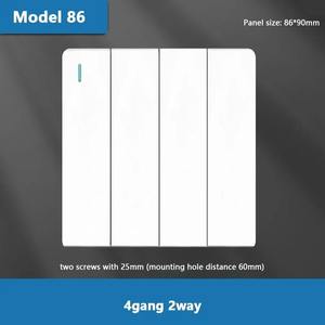 EU UK Standard CE Rosh electric 10A 13A 16A 1/<span class=keywords><strong>2</strong></span>/<span class=keywords><strong>3</strong></span>ギャング電子電源ウォールライトスイッチと<span class=keywords><strong>2</strong></span>つのUSBソケット - Product Image 6