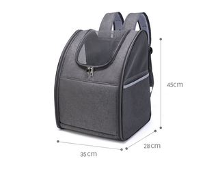 กระเป๋าเป้สะพายหลังสำหรับสัตว์เลี้ยง ดีไซน์ระบายอากาศได้ พกพาสะดวก - Product Image 3