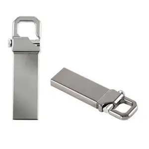 Topkwaliteit Usb Flash Drive Zilver Metalen Waterdichte Pen Drive 4Gb 8Gb 16Gb 32Gb 64Gb V250 U Disk Pen Drive Rechthoek Usb 2.0