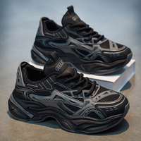 Nouvelles Chaussures Décontractées Montantes Sportives Rembourrées pour Hommes – Tendance Automne avec Semelle Extérieure Antidérapante en TPU et Doublure en Maille