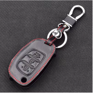 Keyyou — housse de protection pour porte-clés de voiture, étui en cuir véritable, pour <span class=keywords><strong>Hyundai</strong></span> I20, I30, I35, I40, <span class=keywords><strong>IX20</strong></span>, IX35, solari, Verna, Santa Fe, Creta, I10, Tucson, Elantra - Product Image 4