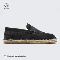 Fabricant de chaussures LANCI, design personnalisé de chaussures mocassins, espadrilles, mocassins à enfiler, chaussures personnalisées avec logo, chaussures en daim de qualité supérieure, chaussures en jute
