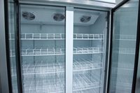Congélateur vitrine sans givre à porte coulissante 1800L pour buffet