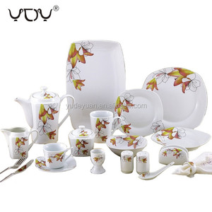 YDY New Design Custom logo Fine Porcelain Dinnerware <strong>Set</strong> Luxury 80pcs <strong>Bone</strong> <strong>China</strong> <strong>Dinner</strong> <strong>Sets</strong> - Product Image 1