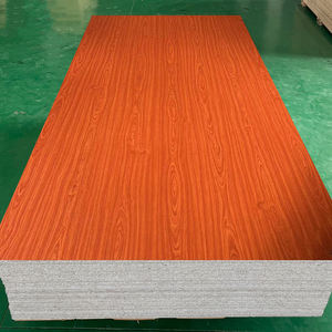Linyi Factory 4x8 <span class=keywords><strong>Hojas</strong></span> de aglomerado de melamina laminada de <span class=keywords><strong>dos</strong></span> caras 16MM 18mm Flakeboards para puertas de gabinetes de cocina - Product Image 4