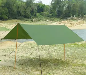 Tenda Kemah Tahan Air Ultra Ringan, Tenda Kemah Ultra Ringan Luar Ruangan, Tempat Tidur Gantung Tahan Angin, Hujan, Ripstop, Berteduh