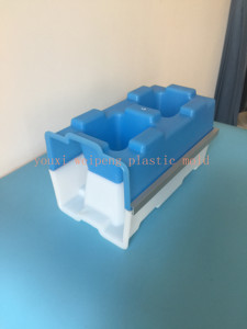 Molde de Plástico Resistente de 300*150*150mm para <span class=keywords><strong>Bloques</strong></span> de Hormigón Huecos, Moldes de <span class=keywords><strong>Bloques</strong></span> de Cemento Enclavables para Paredes - Product Image 4
