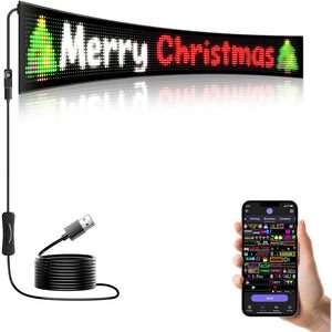 <b>LED</b> <b>Sign</b> 37x8in App Control Waterproof Flexible USB Powered Scrolling Display <b>Bar</b> <b>Sign</b> - Product Image 1
