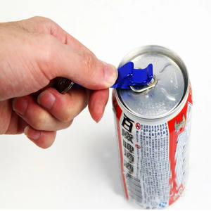 Ouvre-bouteille de bière portable en gros porte-clés mini poche en alliage d'aluminium 9 couleurs boisson L0490 - Product Image 4