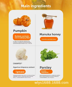 Boisson enzymatique à la citrouille personnalisée par le fabricant, prébiotique, jus de fruits et légumes, purée de citrouille NFC <span class=keywords><strong>Xiaoxiao</strong></span>, boisson à base de plantes, OEM - Product Image 3