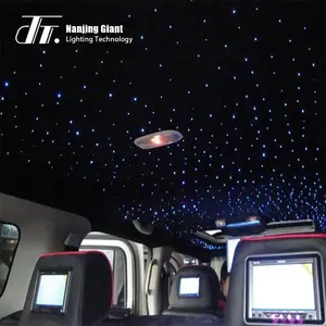 Hot Selling Rgb Color Fiber Optic Car Roof Top Ceiling Star Light With Rf Remote Control