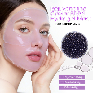 Mascarilla Facial Iluminadora de Hidrogel, Mascarilla Facial Nutritiva Intensiva y Rejuvenecedora, Repara la Piel, MASCARILLA REJUVENECEDORA DE <span class=keywords><strong>CAVIAR</strong></span> PDRN <span class=keywords><strong>REAL</strong></span> DEEP - Product Image 3