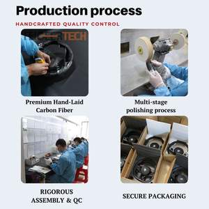 Volante Deportivo de Fibra de Carbono AMG de Alta Calidad para Mercedes-Benz Clase R, S, B, C, E, A, ML, <span class=keywords><strong>GL</strong></span>, W205, W213, Marca Feigeer Tech - Product Image 5