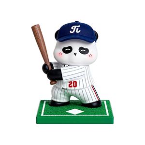 งานฝีมือเรซิ่นสุ<span class=keywords><strong>ด</strong></span>น่ารัก: <span class=keywords><strong>แพนด้า</strong></span>น่ารัก<span class=keywords><strong>ใน</strong></span>ชุ<span class=keywords><strong>ด</strong></span>เบสบอลถือไม้เบสบอล ยืนอยู่บนฐานสนามสีเขียว เหมาะเป็นของขวัญธีมกีฬา - Product Image 1