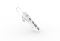 Regleta de Enchufes Schuko Inteligente con Wi-Fi, Compatible con USB PD, Carga Rápida, Control Remoto Tuya, 4 Tomas de Corriente Individuales, Enchufe Alemán