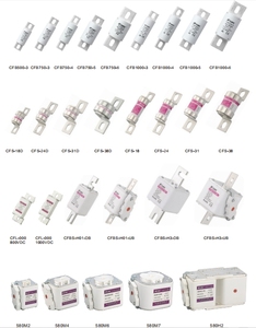 Système de stockage d'énergie à batterie 1000V DC, fusibles 350A AR <span class=keywords><strong>CFBS</strong></span>-H2-DB, haute capacité de coupure, fusible céramique à soufflage rapide certifié IEC - Product Image 6