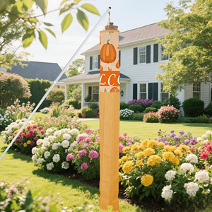 Decoración Personalizada para el Día de Acción de Gracias, Vela de Viento con Diseño Impreso Digitalmente para Jardín, Patio o Terraza - Product Image 6