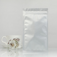 Sac refermable en plastique laminé de petite taille pour collations, sac à fermeture éclair anti-odeur en aluminium, sac à trois côtés scellés avec encoche de déchirure
