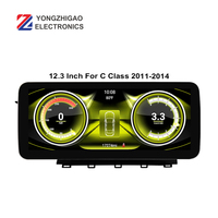 YZG 8 Core Android 10,0 12,3 pulgadas inalámbrico Carplay estéreo navegación Multimedia Wifi para GLK clase X204 2013-2015