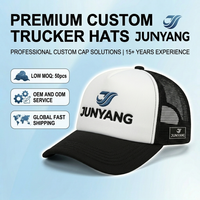 Casquette de sport en maille personnalisée de haute qualité avec logo personnalisé, casquette de camionneur à visière incurvée personnalisée