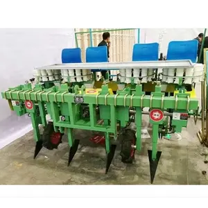 Máquina transplantadora de cebolla de 12 filas, herramientas y equipo agrícola multiusos para agricultura pequeña