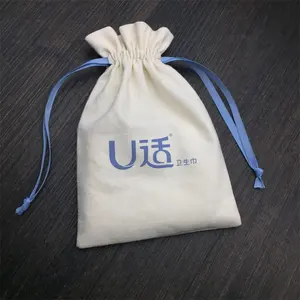 Custom Printed Cotton Linen Gift PouchためPromotion