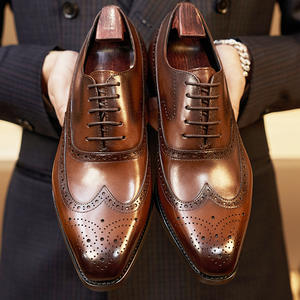 Zapatos Oxford para Hombre, Formales, de Cuero, para Vestir, Clásicos con Cordones, para Oficina - Product Image 5