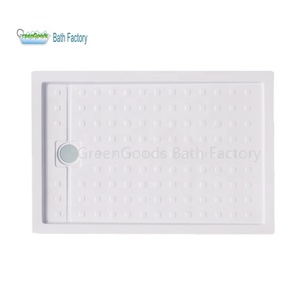 Plateau <span class=keywords><strong>de</strong></span> <span class=keywords><strong>douche</strong></span> à <span class=keywords><strong>angle</strong></span> rectangulaire, assiette <span class=keywords><strong>de</strong></span> salle <span class=keywords><strong>de</strong></span> bains 28x48 - Product Image 1