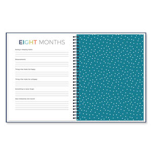 Carnet <span class=keywords><strong>de</strong></span> bébé personnalisé avec couverture rigide en PP, reliure spirale, livre <span class=keywords><strong>de</strong></span> souvenirs <span class=keywords><strong>de</strong></span> la première année <span class=keywords><strong>de</strong></span> bébé, cadeau personnalisé, impression personnalisée, enregistrement du bébé - Product Image 6