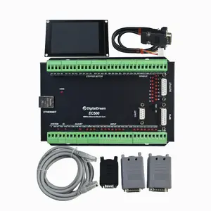 Nvum yükseltme CNC Mach3 Ethernet hareket kontrolörü EC500 3/4/5/6 eksen kontrol kartı freze Diy gravür makinesi için ekran ile