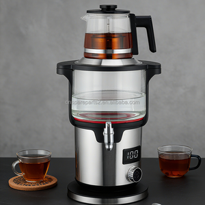 Medioest arabico doppio vetro pentola elettrica bollire Samovar teiera controllo della temperatura 2 strati <span class=keywords><strong>bollitore</strong></span> <span class=keywords><strong>elettrico</strong></span> <span class=keywords><strong>con</strong></span> <span class=keywords><strong>infusore</strong></span> - Product Image 1