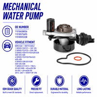 Bomba de Agua Eléctrica para Motor Mercedes Benz OE A6511400502 para Aplicaciones en Vehículos Seleccionados, Reemplazo Directo