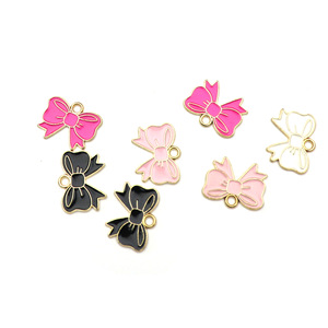 <b>Cute</b> Bowknot Charms Zinc Alloy DIY Jewelry Accessories For Women Gift Pendant Keychain <b>Bracelet</b> Making - Product Image 3
