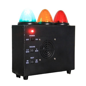 Fabrication en usine, fourniture de chronomètres d'entraînement en intervalle de sport de <span class=keywords><strong>boxe</strong></span> Boss Classic Gear Deluxe personnalisés en acier rouge jaune vert - Product Image 1